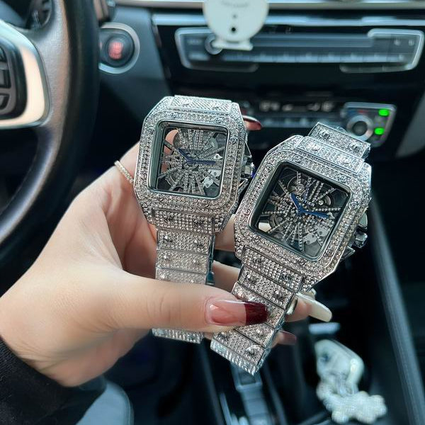 Iced Square Luxury Watch - draft