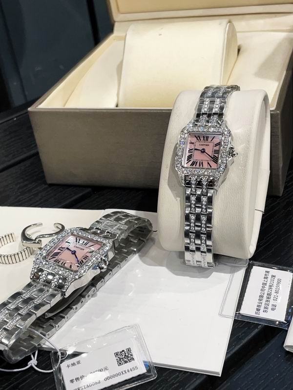 Luxury Square Diamond Watch - draft