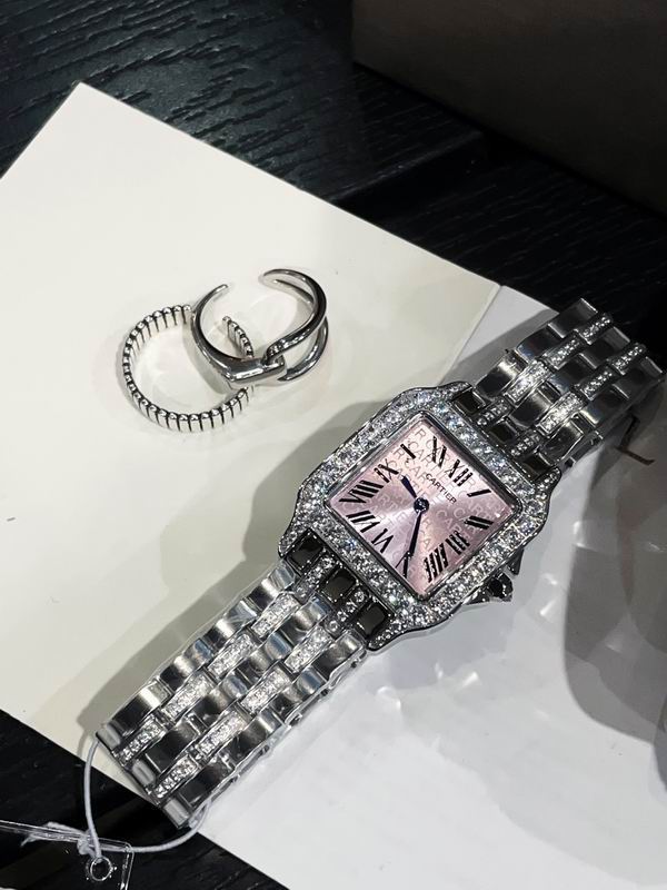 Luxury Square Diamond Watch - draft