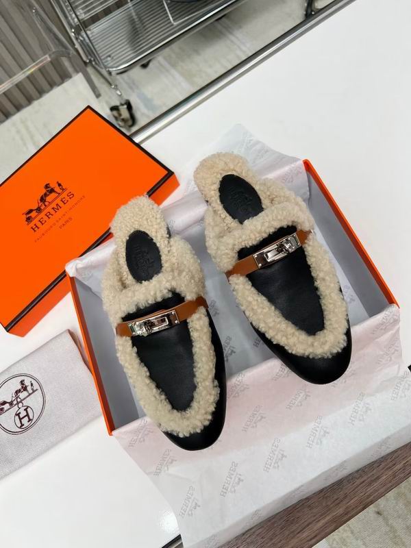 Fur Slip-on loafers - draft