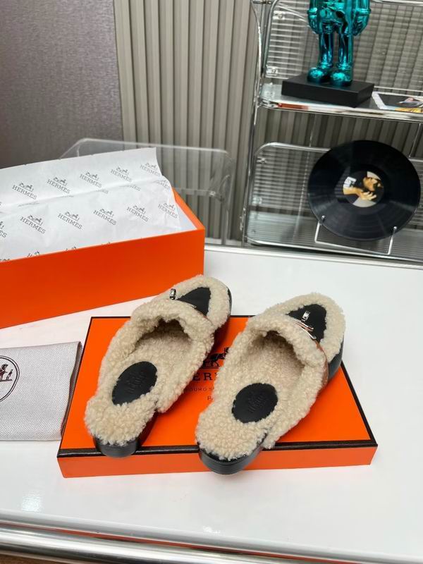 Fur Slip-on loafers - draft