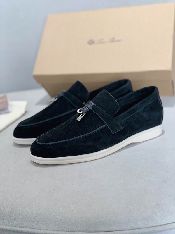 Black Suede Penny Loafers